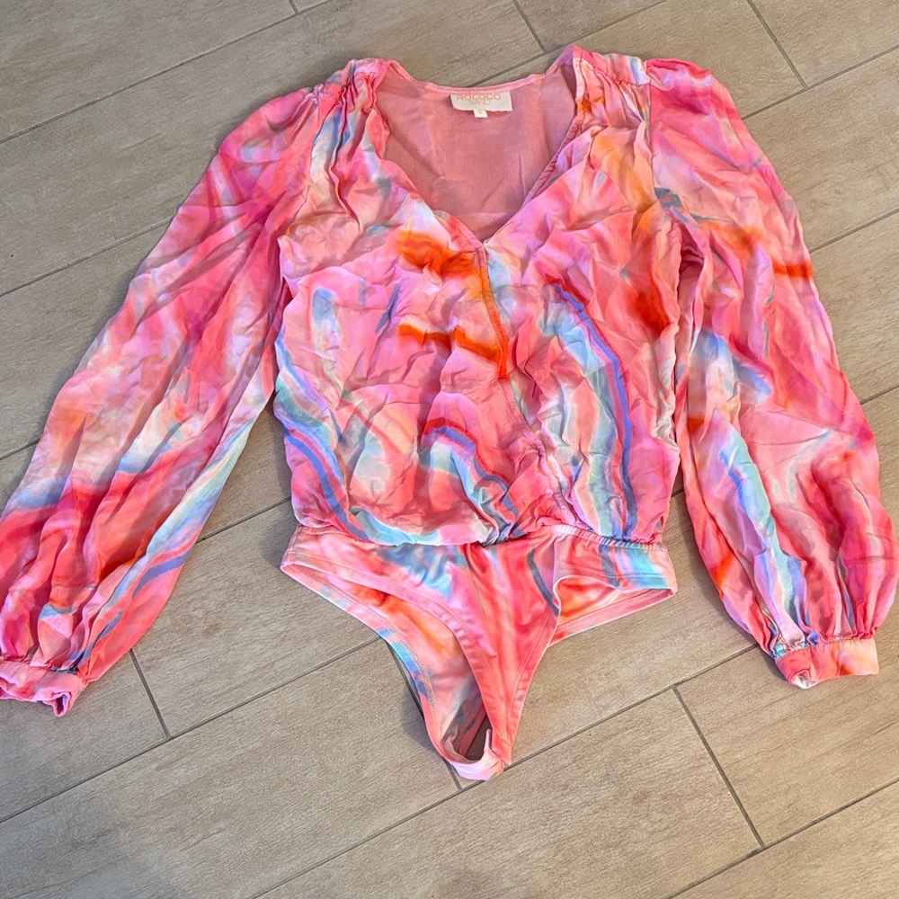 Rococo Sand Pink Scoop Neck Top